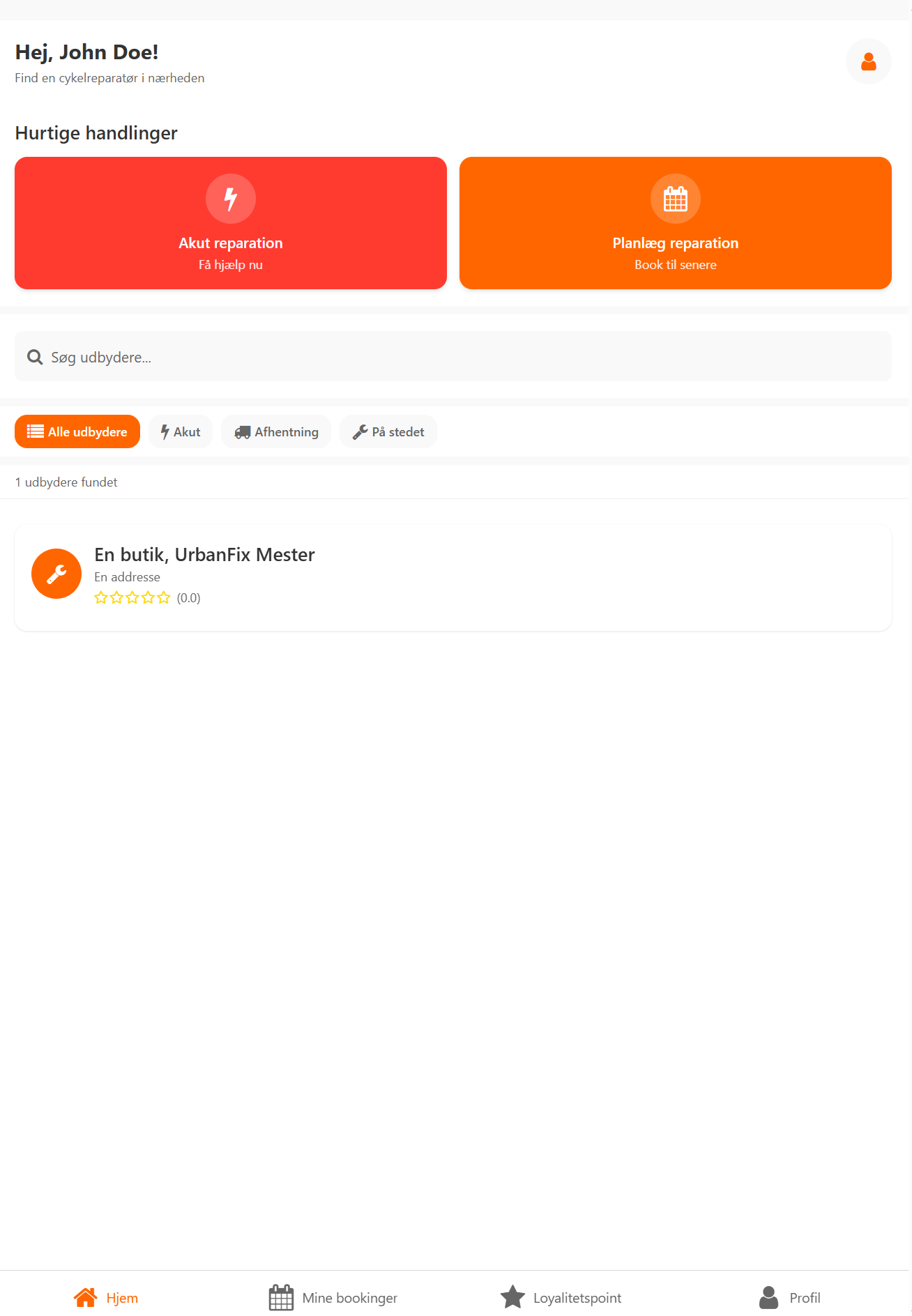 UrbanFix app screenshot